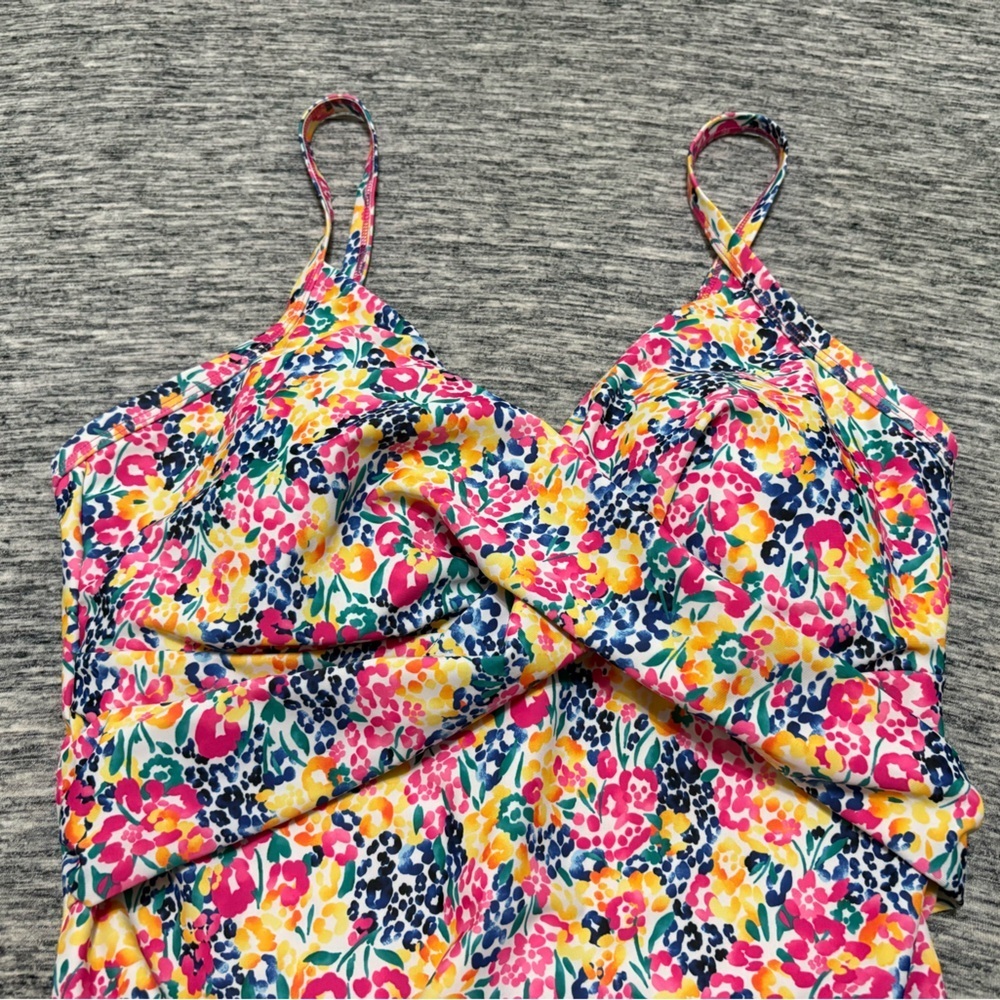 Ladies One Piece Floral Bathing Suit Krista Size 12D - Picture 2 of 7